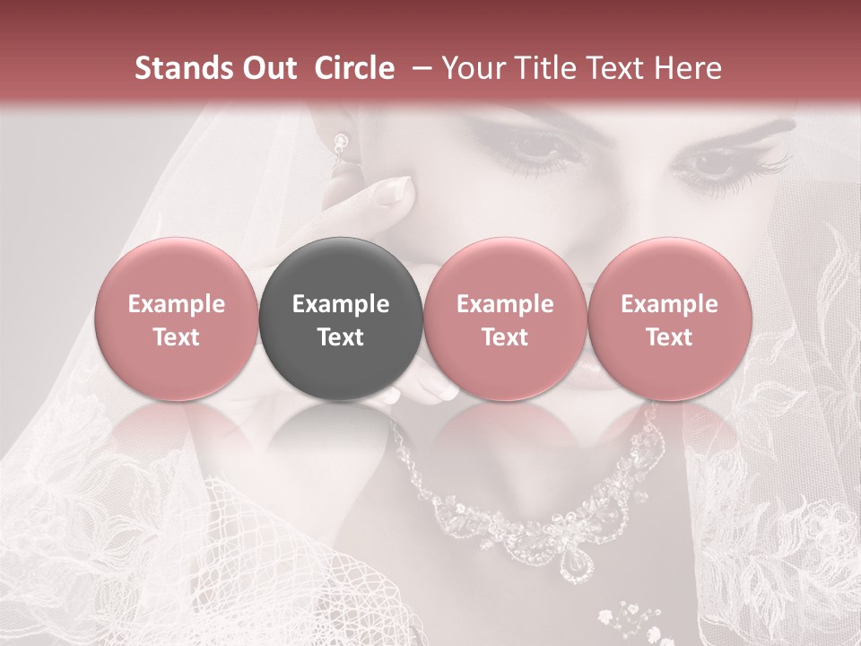 Human Portrait Winter PowerPoint Template