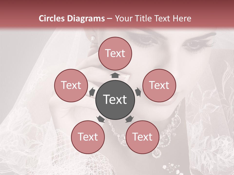 Human Portrait Winter PowerPoint Template