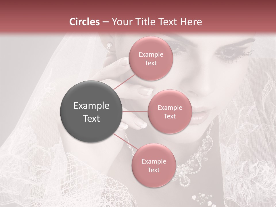 Human Portrait Winter PowerPoint Template