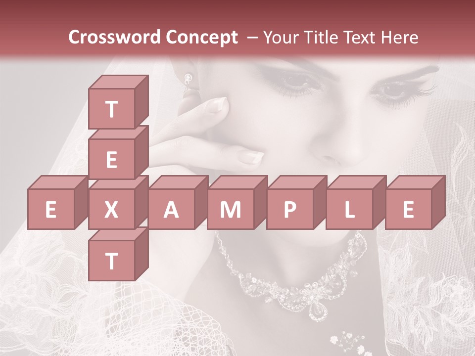 Human Portrait Winter PowerPoint Template