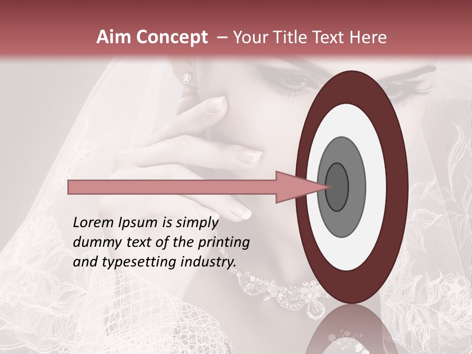 Human Portrait Winter PowerPoint Template