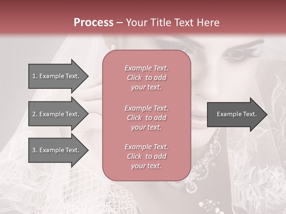 Human Portrait Winter PowerPoint Template