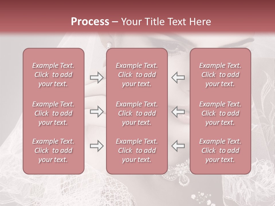 Human Portrait Winter PowerPoint Template