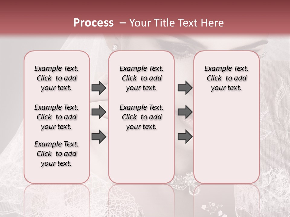 Human Portrait Winter PowerPoint Template