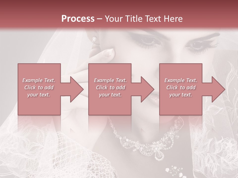 Human Portrait Winter PowerPoint Template