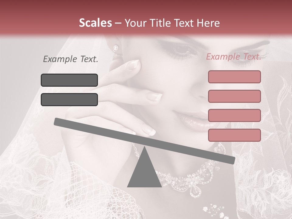 Human Portrait Winter PowerPoint Template