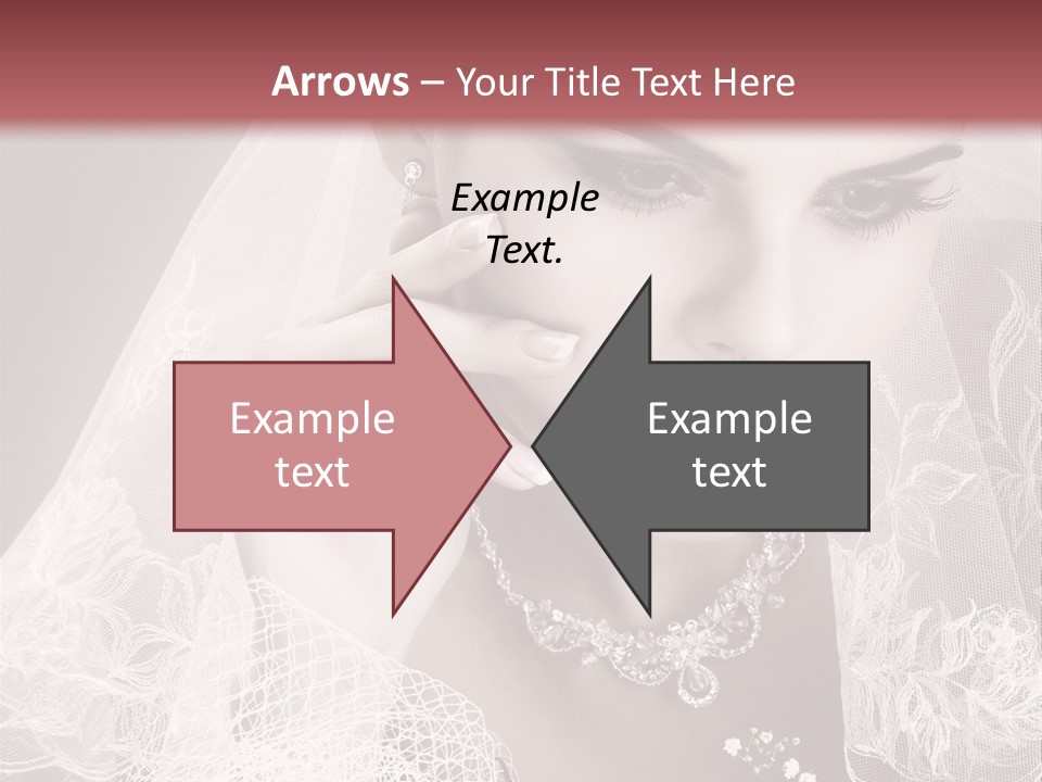 Human Portrait Winter PowerPoint Template