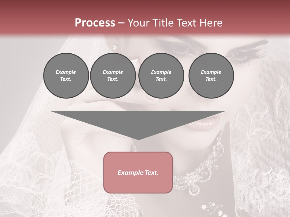 Human Portrait Winter PowerPoint Template