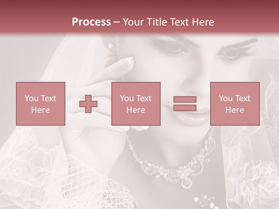 Human Portrait Winter PowerPoint Template