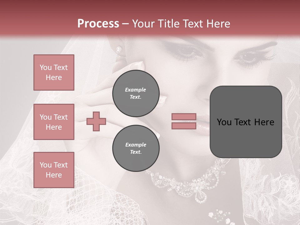 Human Portrait Winter PowerPoint Template