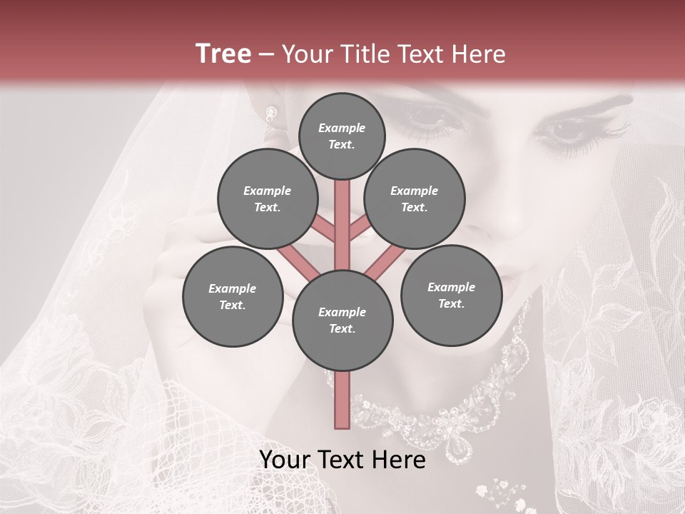 Human Portrait Winter PowerPoint Template