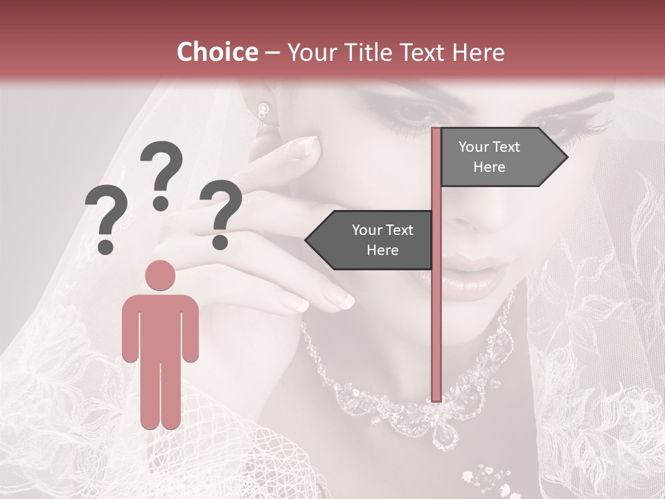 Human Portrait Winter PowerPoint Template