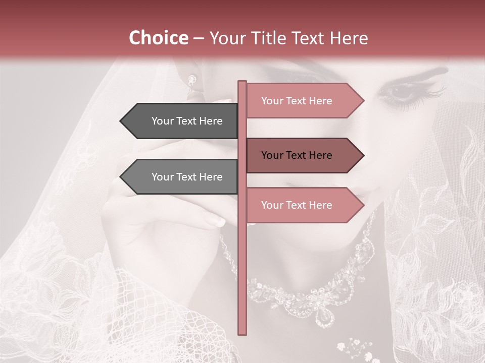 Human Portrait Winter PowerPoint Template