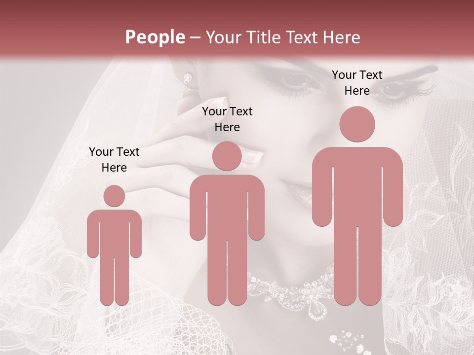 Human Portrait Winter PowerPoint Template