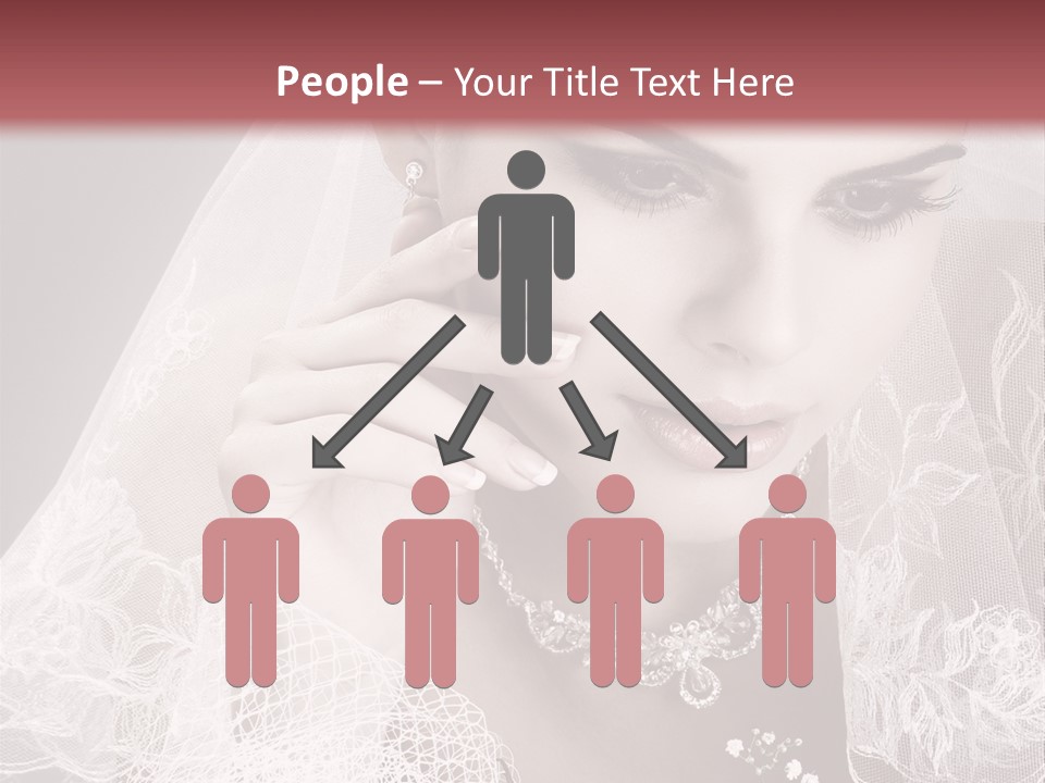 Human Portrait Winter PowerPoint Template