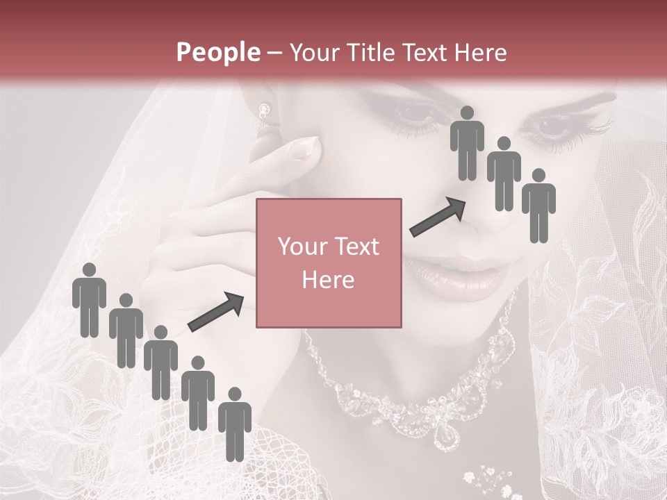 Human Portrait Winter PowerPoint Template