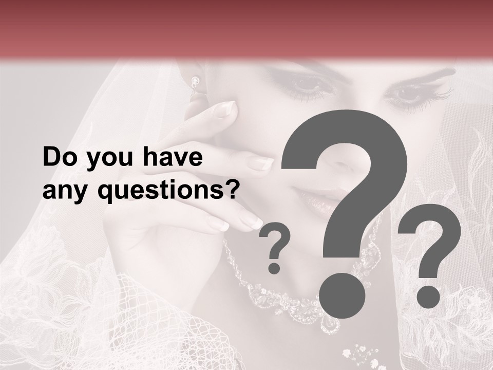 Human Portrait Winter PowerPoint Template