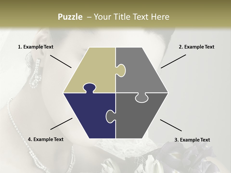 Female Flowers Winter PowerPoint Template