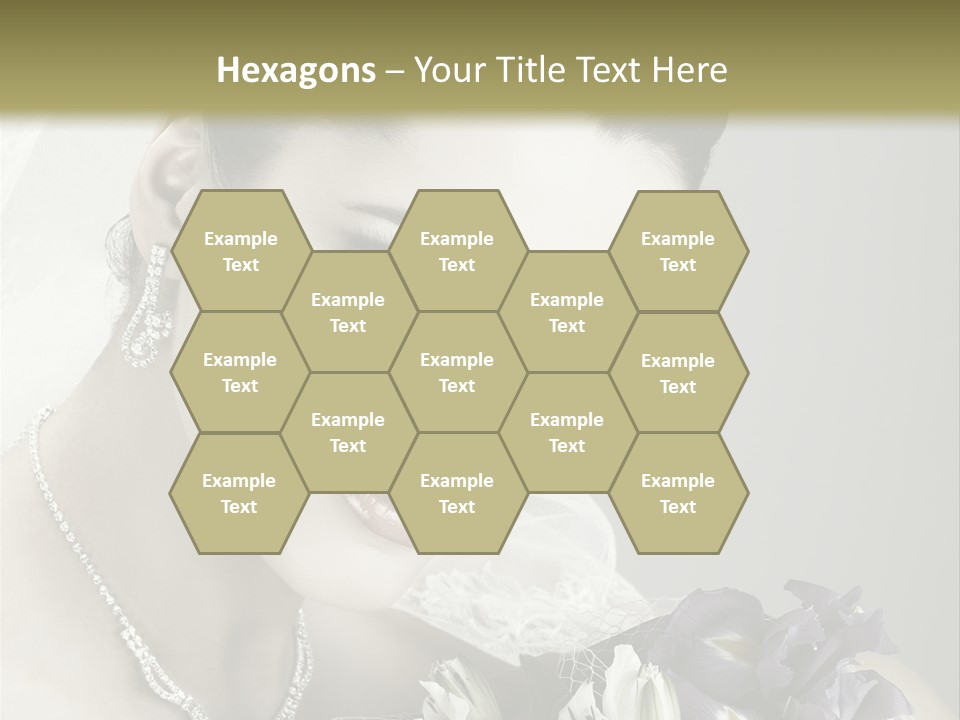 Female Flowers Winter PowerPoint Template