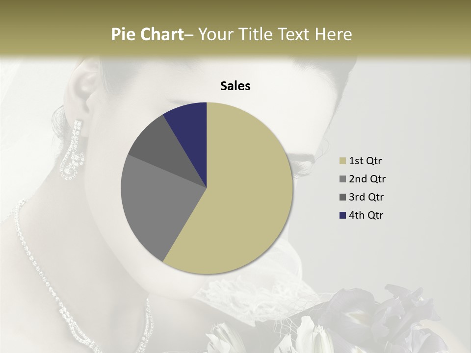 Female Flowers Winter PowerPoint Template