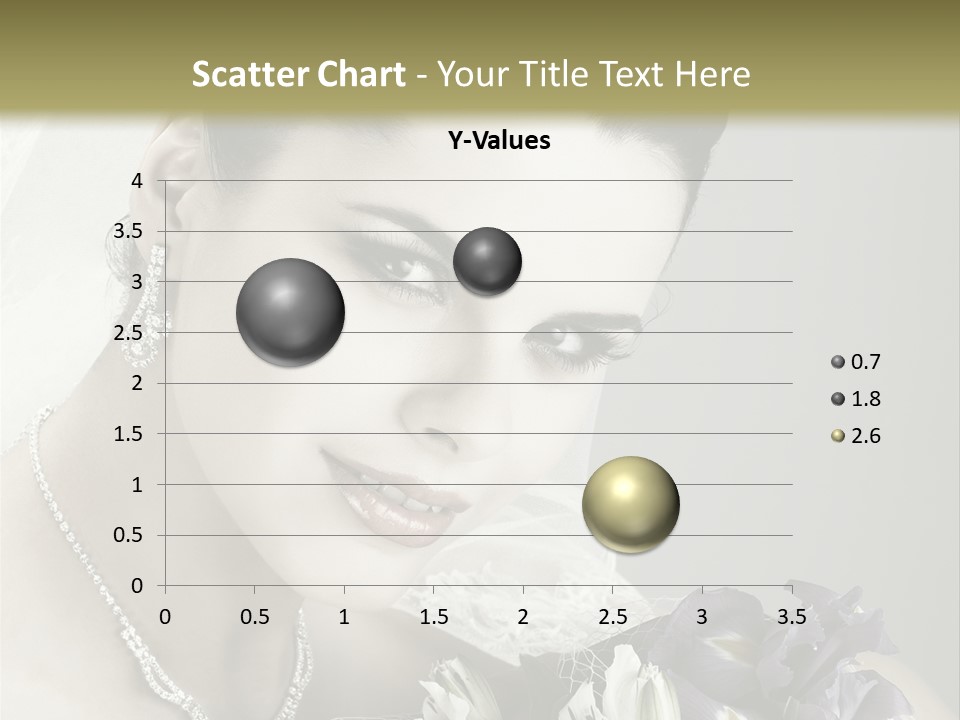 Female Flowers Winter PowerPoint Template