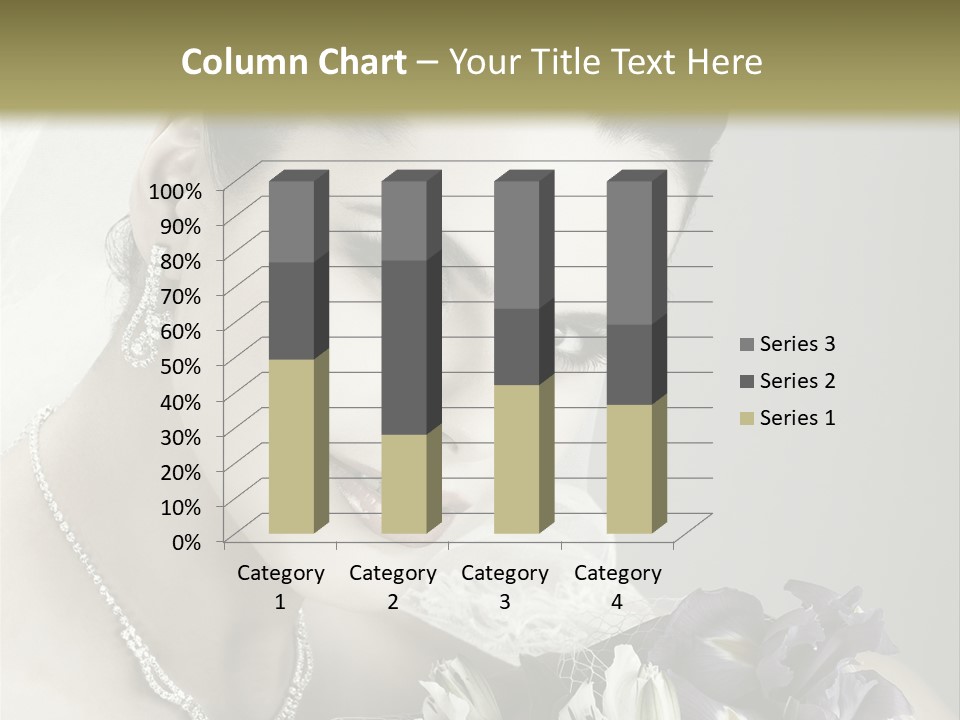 Female Flowers Winter PowerPoint Template