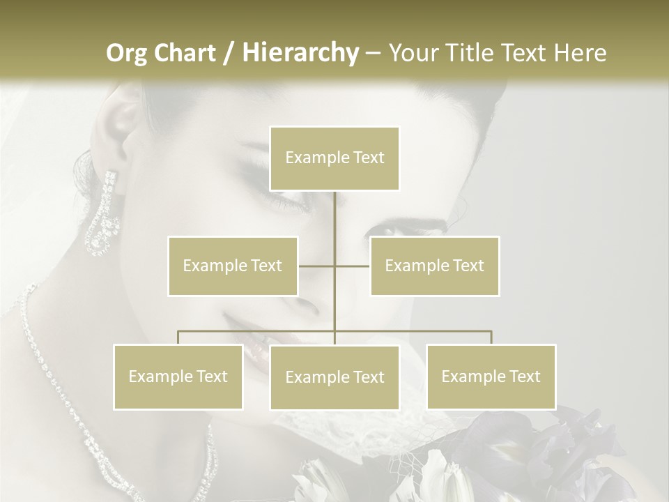 Female Flowers Winter PowerPoint Template