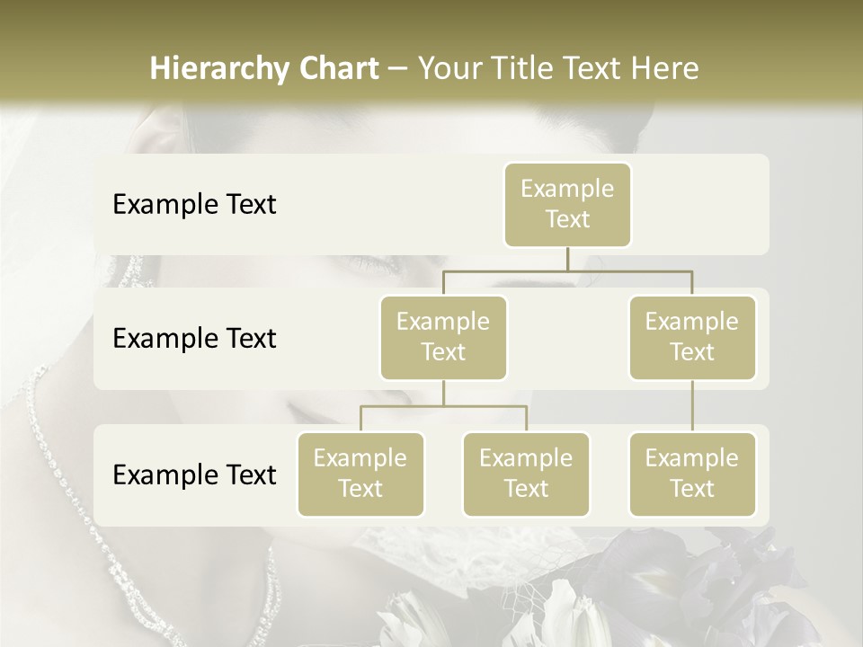 Female Flowers Winter PowerPoint Template