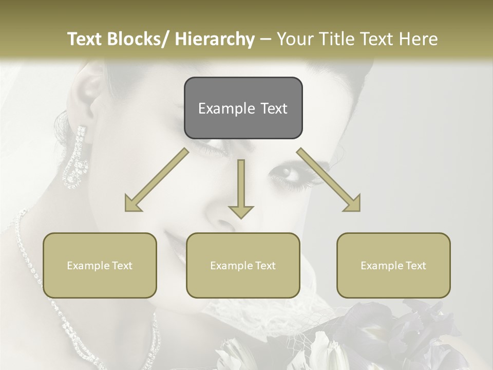 Female Flowers Winter PowerPoint Template