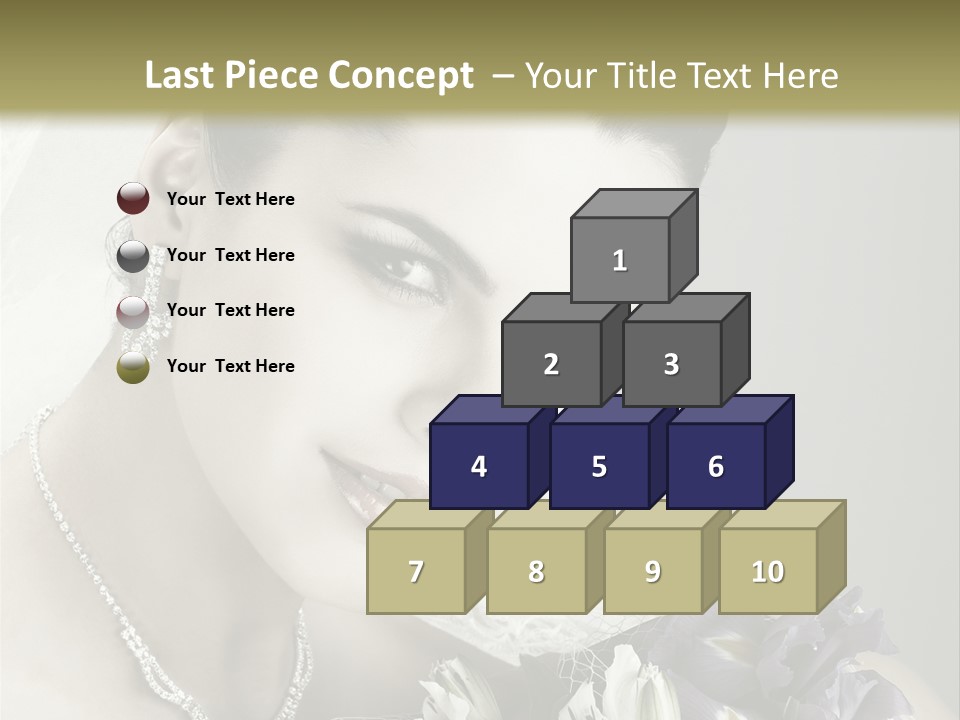 Female Flowers Winter PowerPoint Template