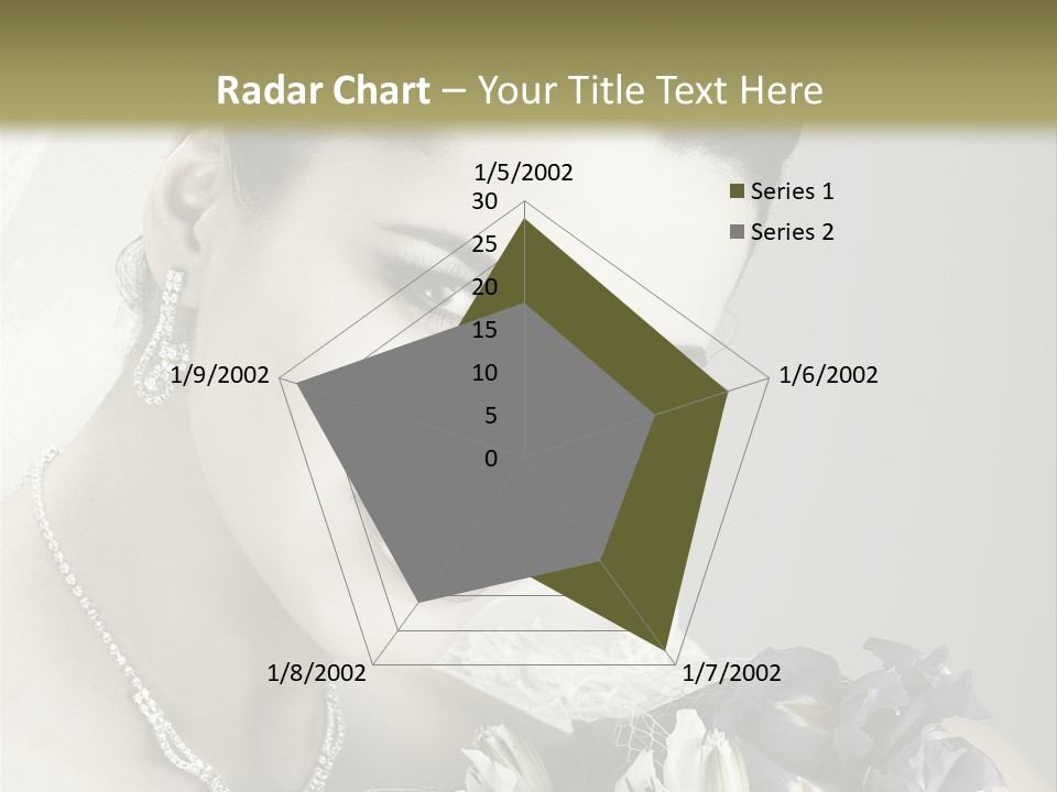 Female Flowers Winter PowerPoint Template