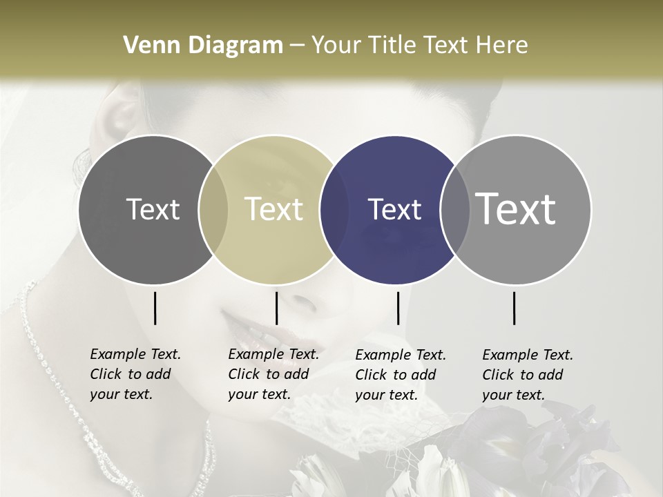 Female Flowers Winter PowerPoint Template