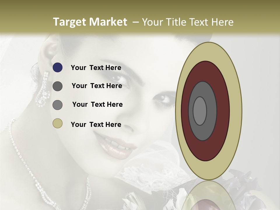 Female Flowers Winter PowerPoint Template