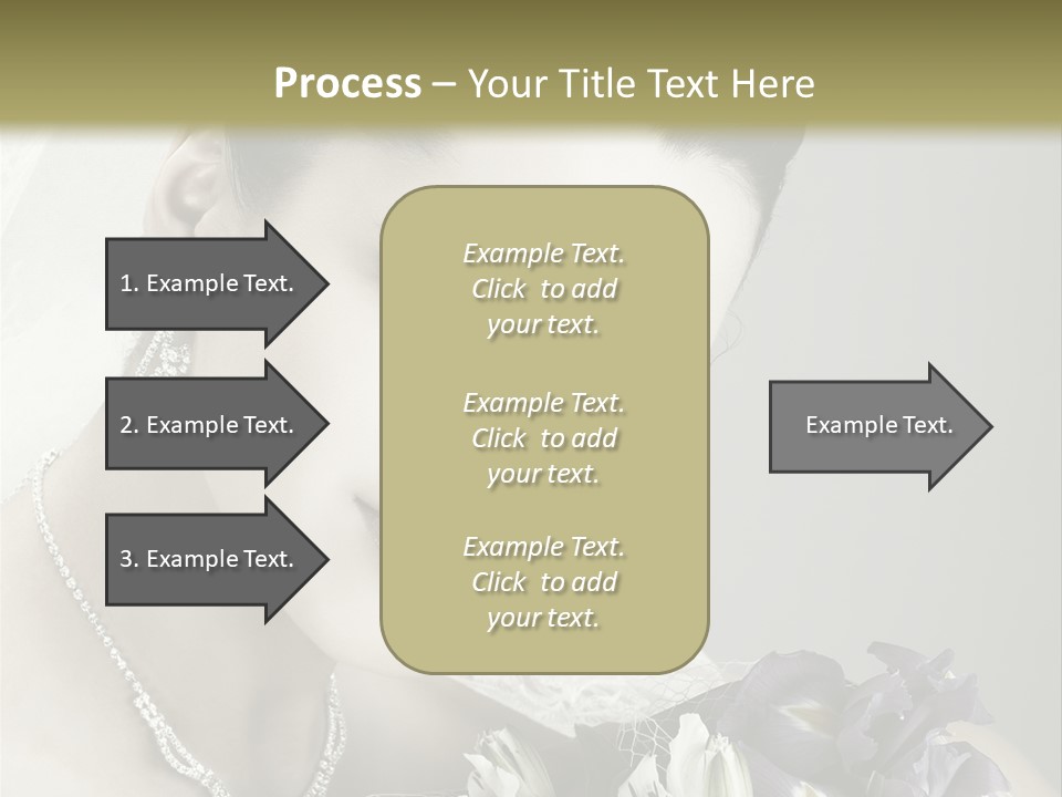 Female Flowers Winter PowerPoint Template