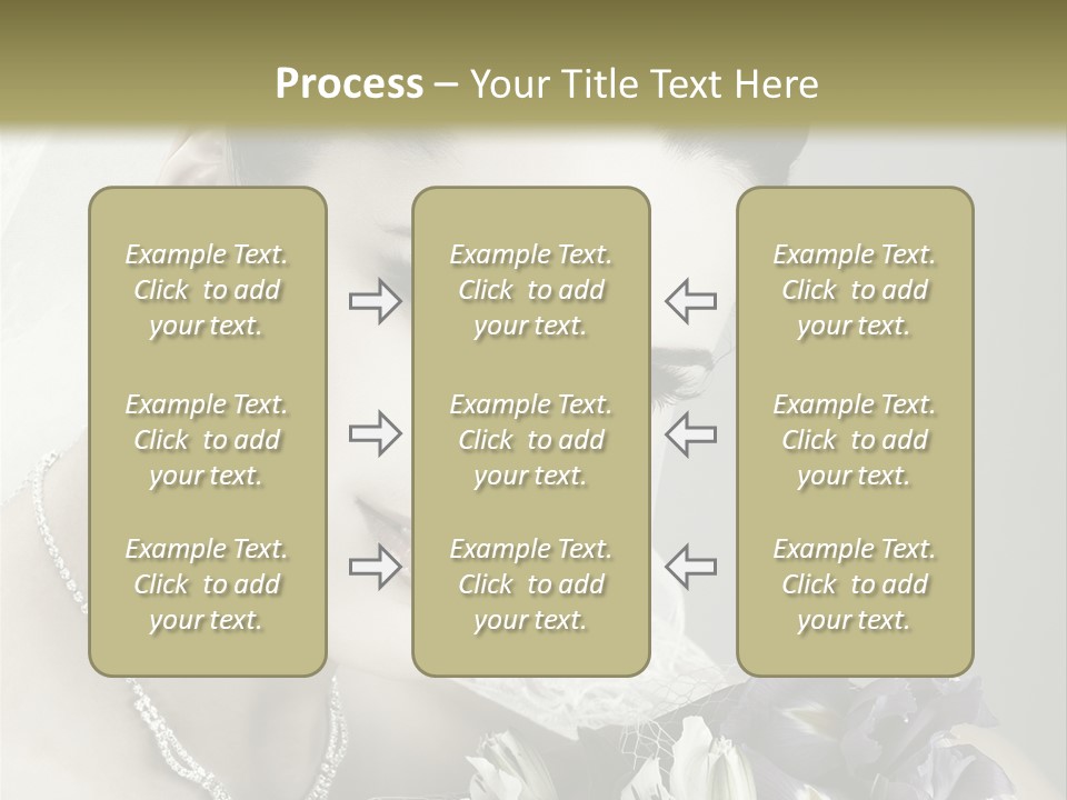 Female Flowers Winter PowerPoint Template