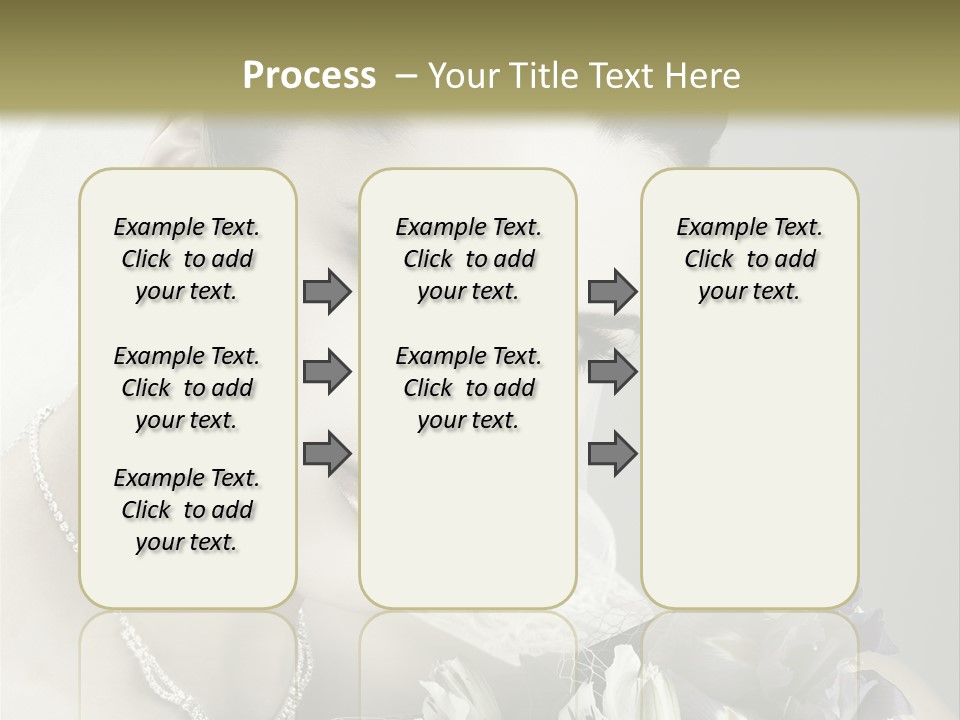 Female Flowers Winter PowerPoint Template