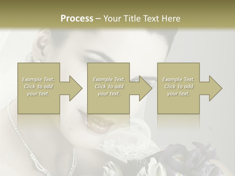 Female Flowers Winter PowerPoint Template