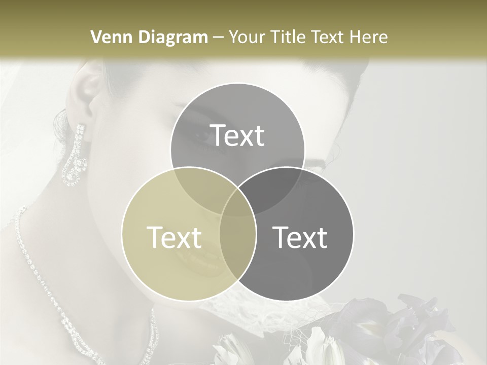 Female Flowers Winter PowerPoint Template