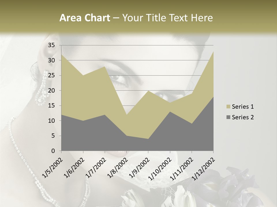 Female Flowers Winter PowerPoint Template