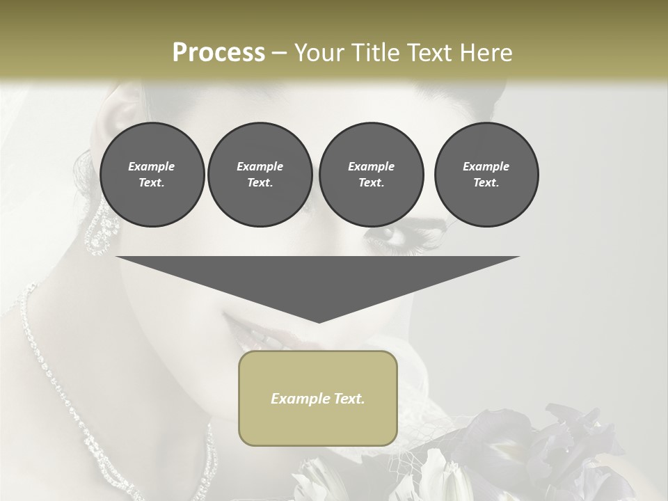 Female Flowers Winter PowerPoint Template