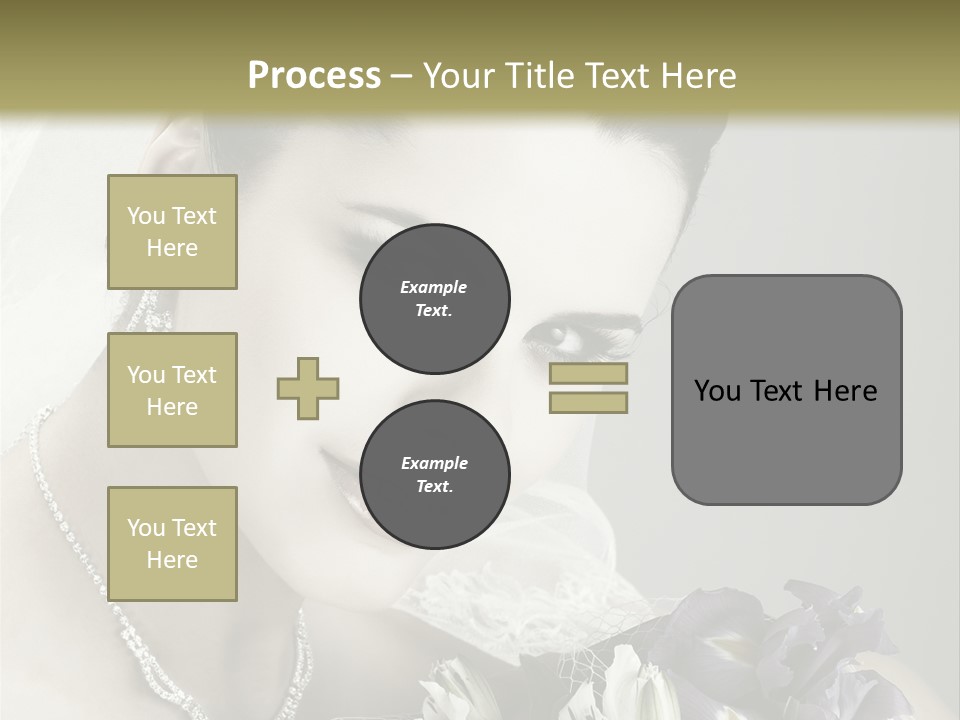 Female Flowers Winter PowerPoint Template