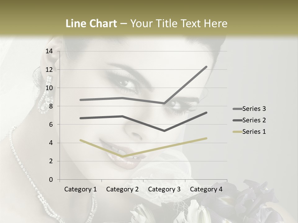 Female Flowers Winter PowerPoint Template