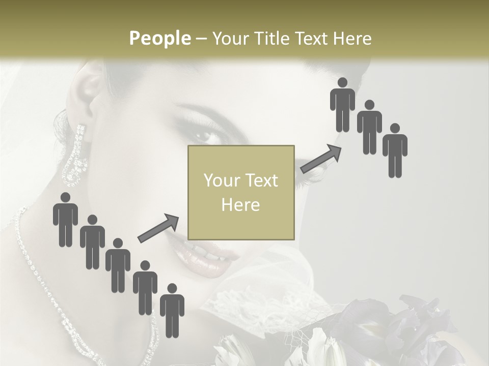 Female Flowers Winter PowerPoint Template