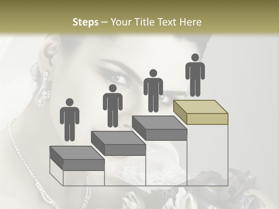 Female Flowers Winter PowerPoint Template