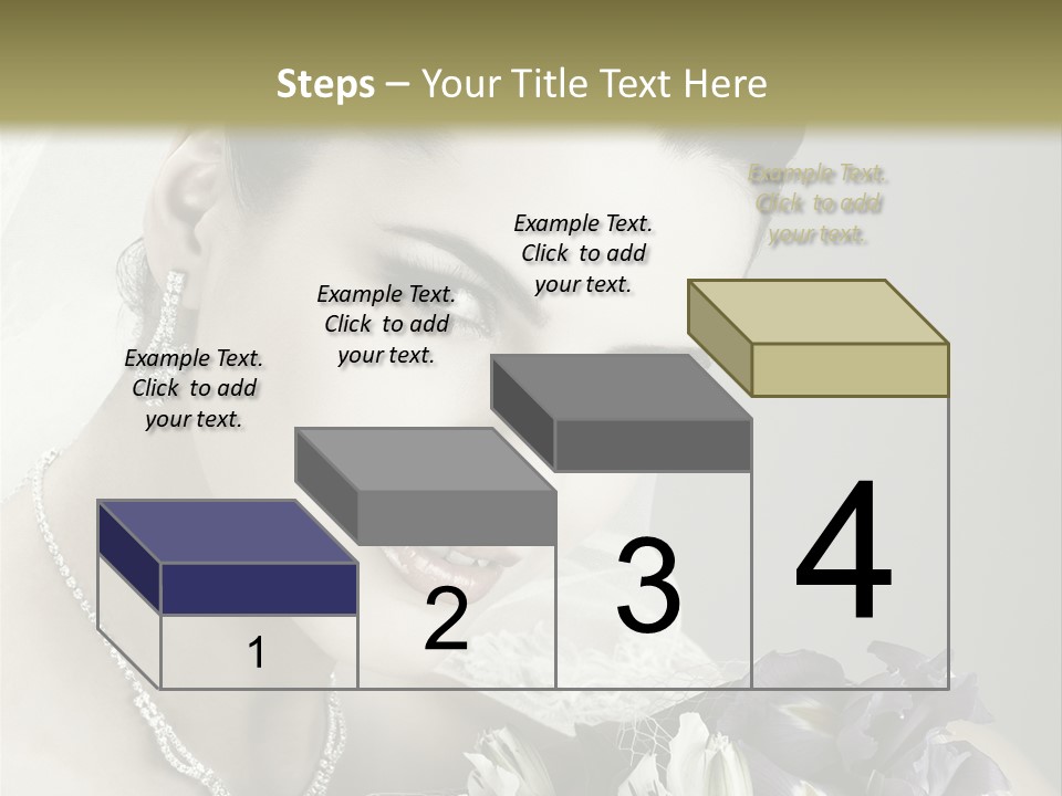 Female Flowers Winter PowerPoint Template