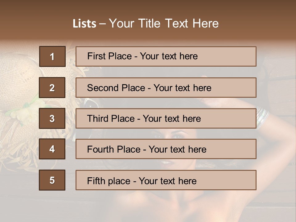 Exterior Lady Y PowerPoint Template