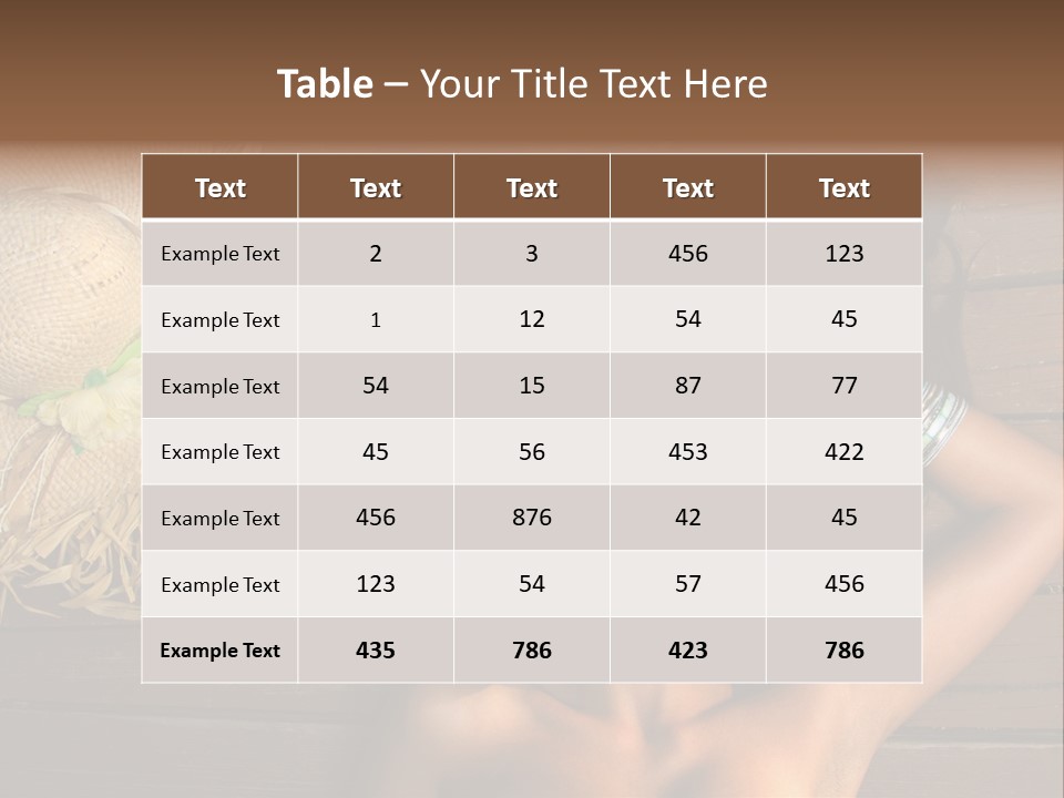 Exterior Lady Y PowerPoint Template