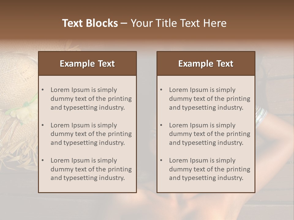 Exterior Lady Y PowerPoint Template
