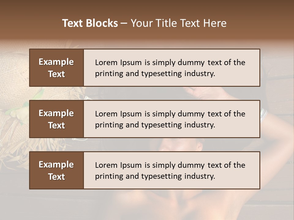 Exterior Lady Y PowerPoint Template