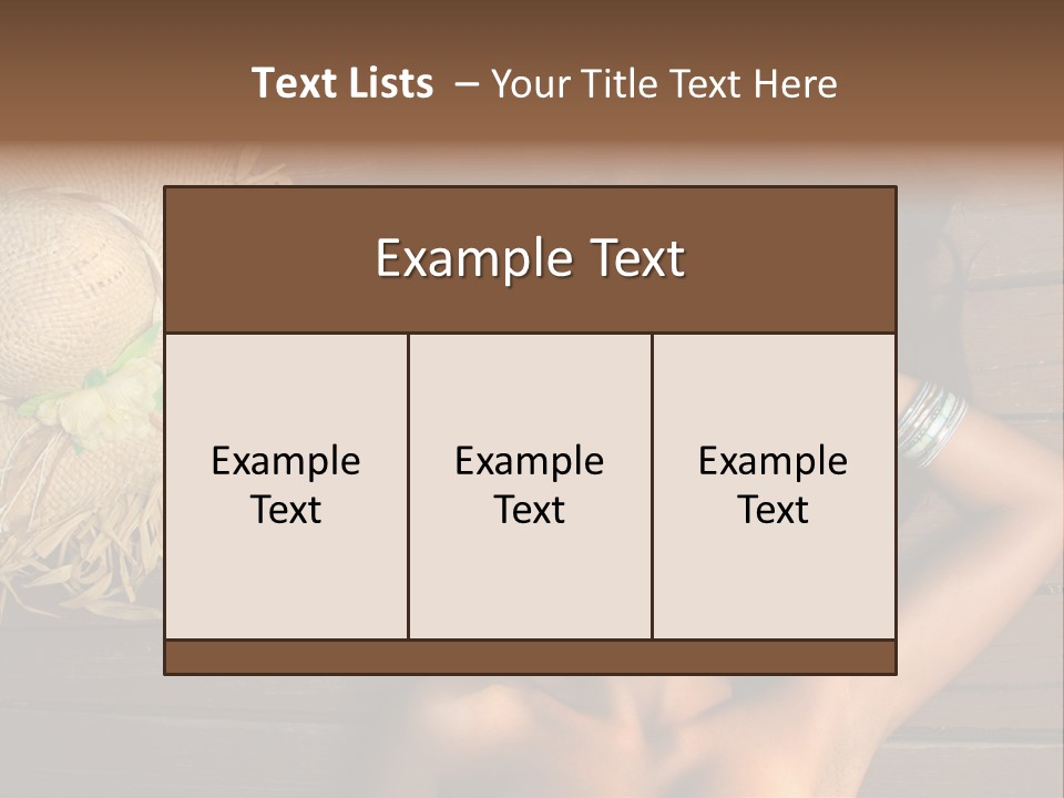 Exterior Lady Y PowerPoint Template